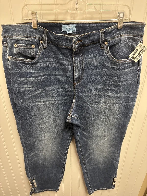 Jeans Cropped By Cece  Size: 20 Sleek Men's Contemporary 