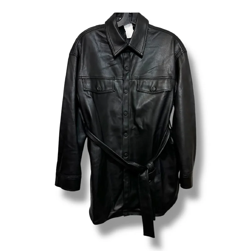 Tunic Long Sleeve By Mng In Black, Size: S Bold Men's Animal