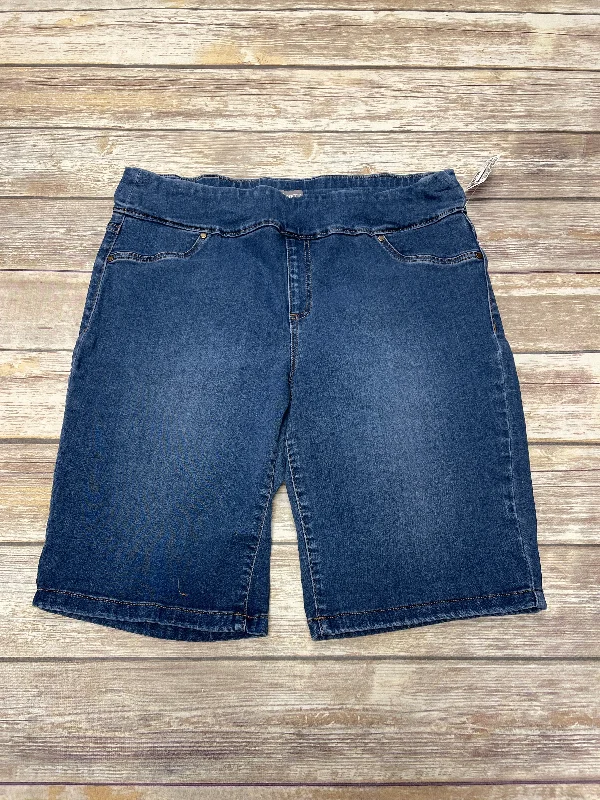 Blue Denim Shorts Falls Creek, Size 1x Monochromatic Office Style