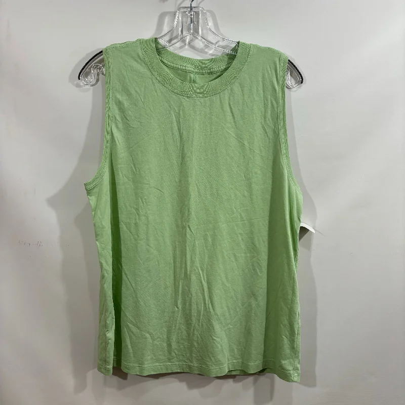 Athletic Tank Top By Lululemon In Green, Size: 8 Youthful Men's Pop