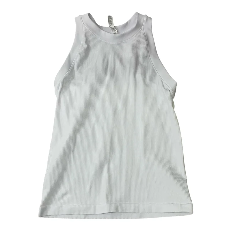 Athletic Tank Top By Athleta In White, Size: S Traditional Men's Country