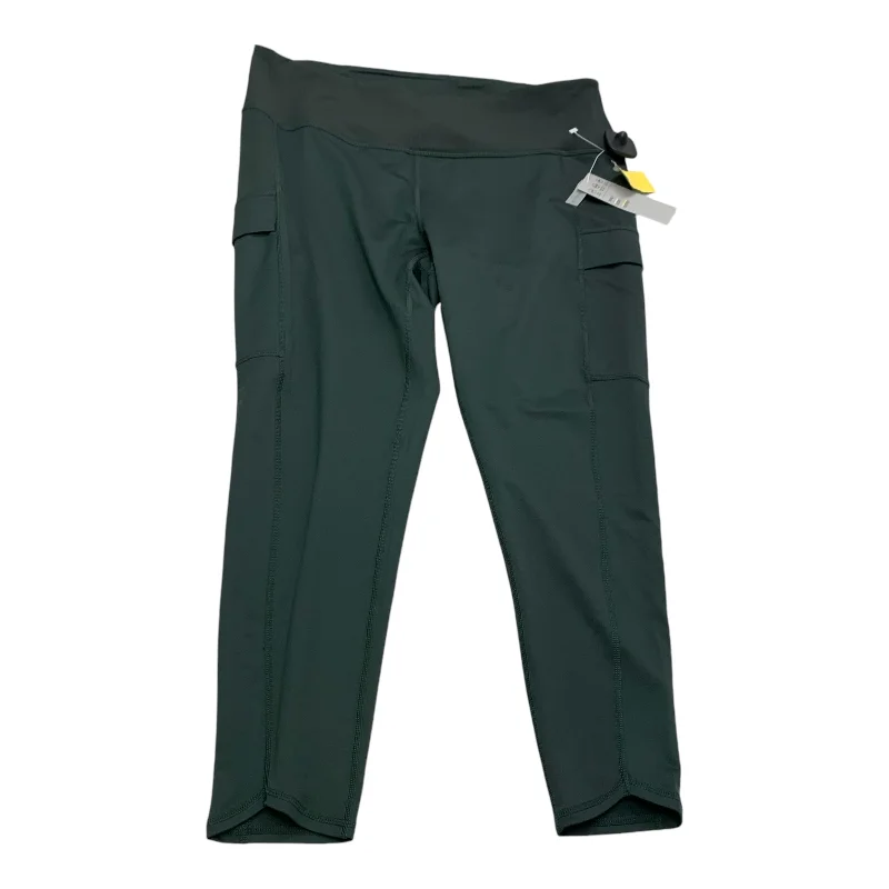 Athletic Leggings Capris By Zella In Grey, Size: Xl Sophisticated Men's 