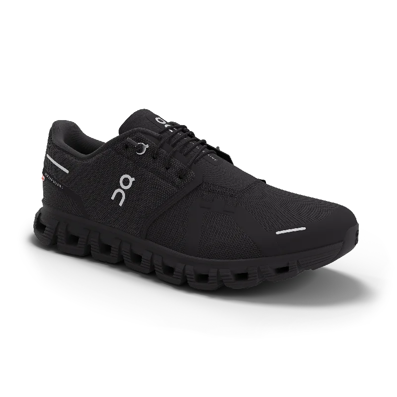 On Men's Cloud 6 Shoes - Black / Black