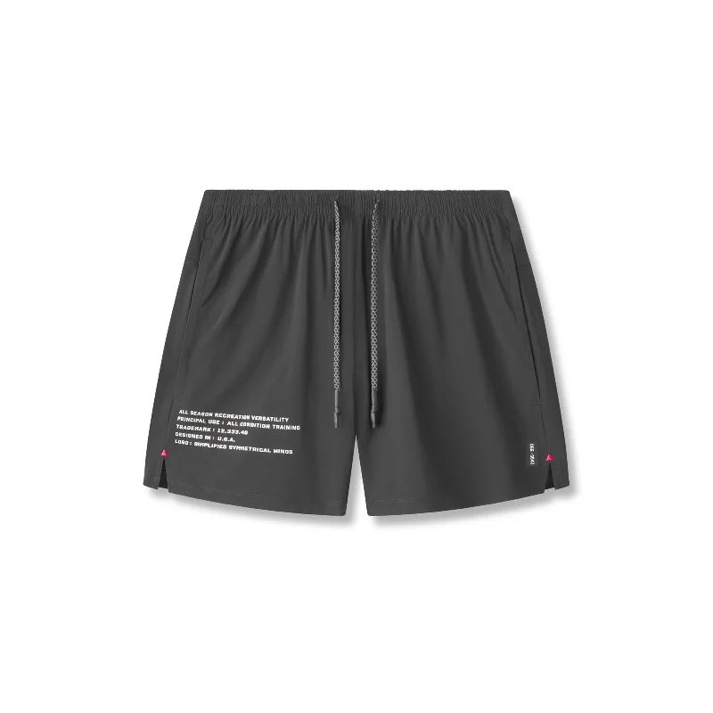 0942. Aerotex™ 5" Training Short - Space Grey