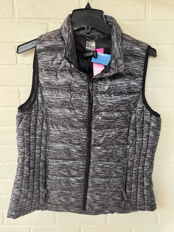 Vest Puffer & Quilted By 32 Degrees In Black & Grey, Size: L