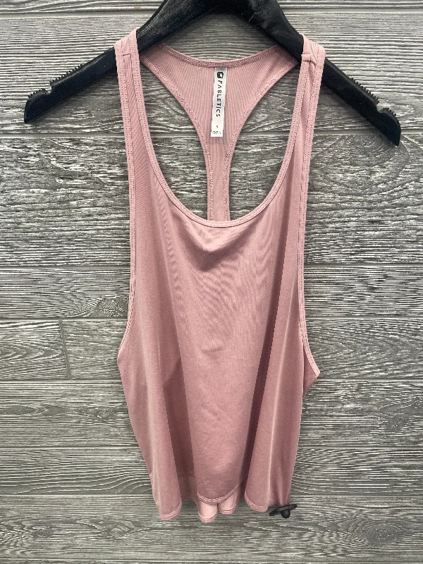 Athletic Tank Top By Fabletics In Pink, Size: S Refined Men's Velvet