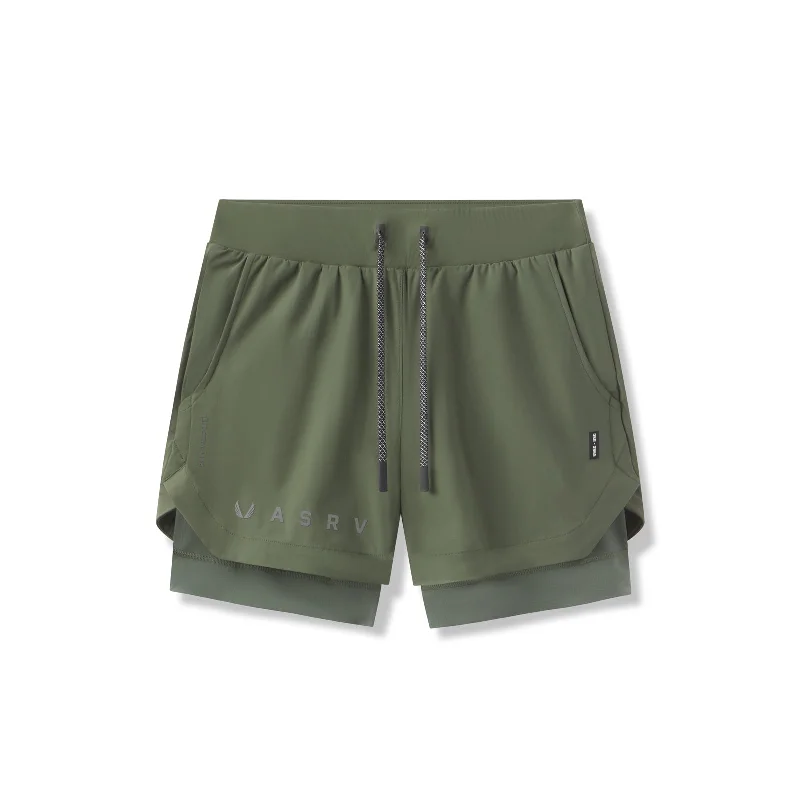 0865. Tetra-Lite® 5" Liner Short - Olive "Reflective Classic"