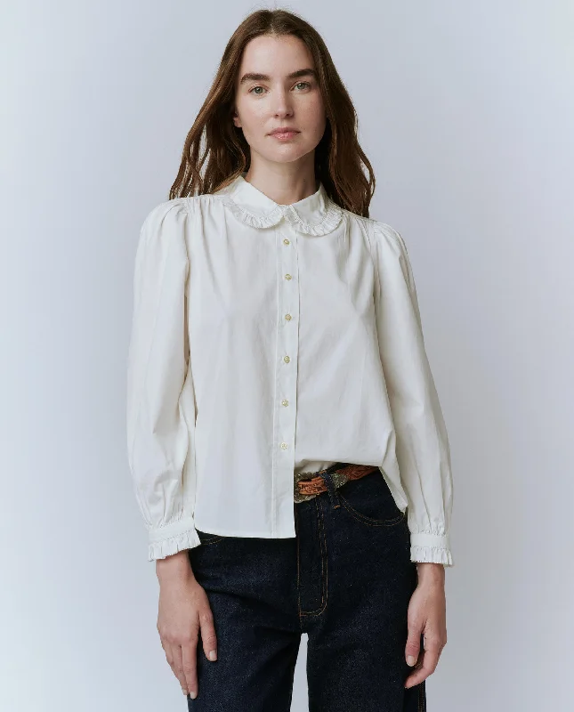 The Hemingway Top. -- White