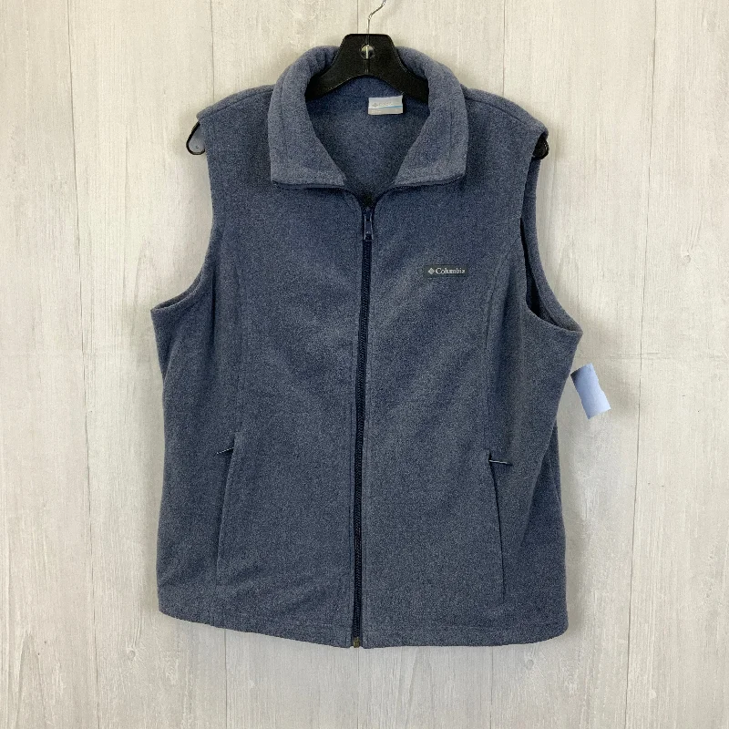 Vest Fleece By Columbia In Blue, Size: Xl