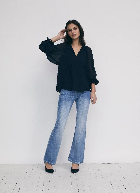 Chiffon long sleeve blouse Dynamic Men's Glow
