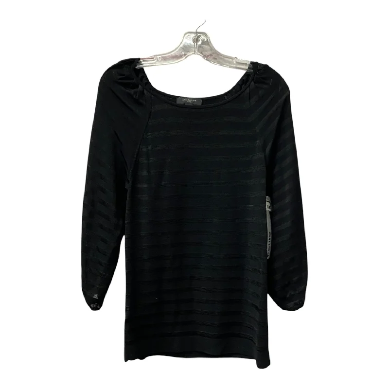 Top Ls By Ann Taylor In Black, Size:Lp Classic Men's Pin