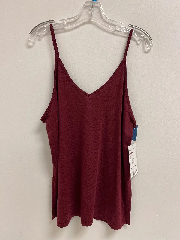 Athletic Tank Top By Athleta In Red, Size: M Cclassic Men's Tweed