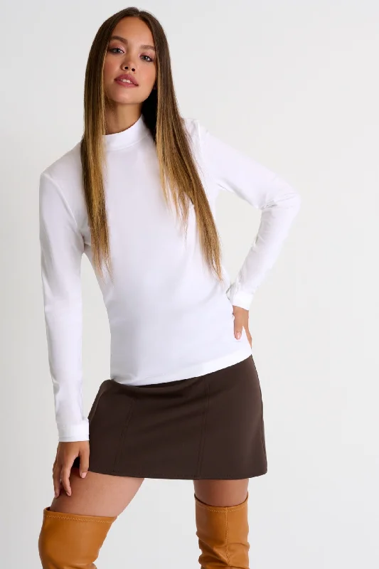 Long Sleeve Mock Neck Shirt - 52484-62-000 Masculine Men's Thick