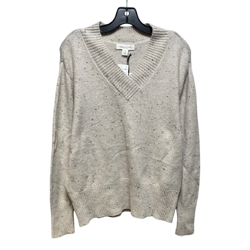 Sweater By Treasure And Bond In Cream, Size: Xs Masculine Men's 