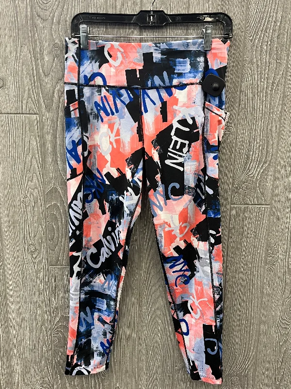 Athletic Leggings By Calvin Klein In Multi-colored, Size: L Dynamic Men's Glow