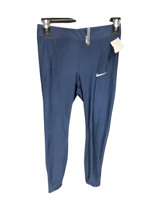 Athletic Leggings By Nike In Blue, Size: S Sophisticated Men's 