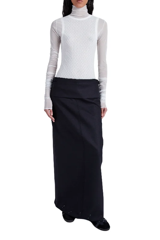 Adriana Wool Maxi Skirt Tough Men's Military
