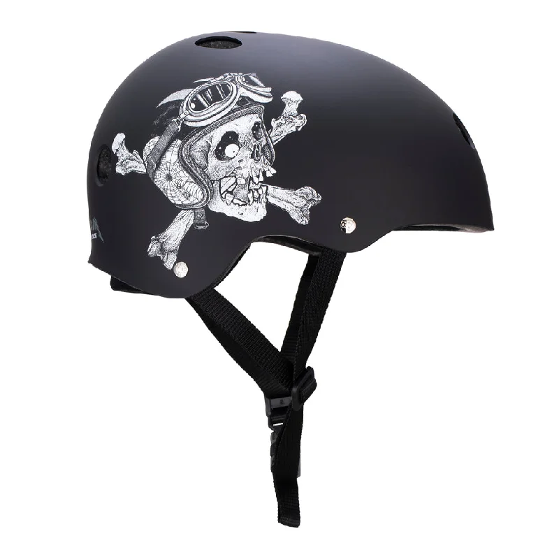 Triple 8 Certified Sweatsaver Skateboard Helmet - Pro Models Bold Men's Statement