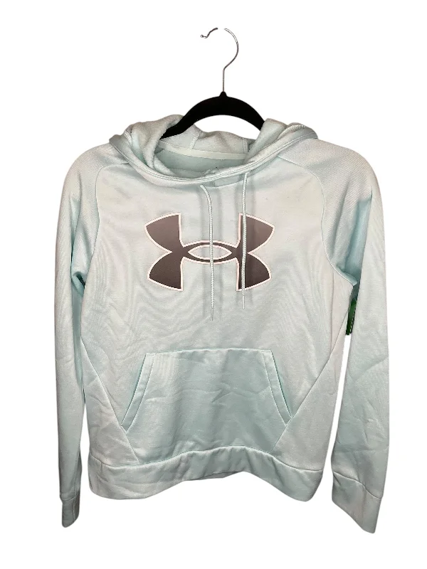 Athletic Sweatshirt Hoodie By Under Armour In Blue, Size: Xs