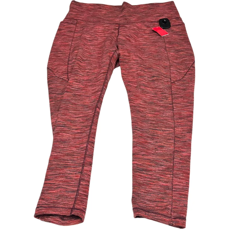 Athletic Leggings By Calia In Orange, Size: 1x Elegant Men's Cashmere