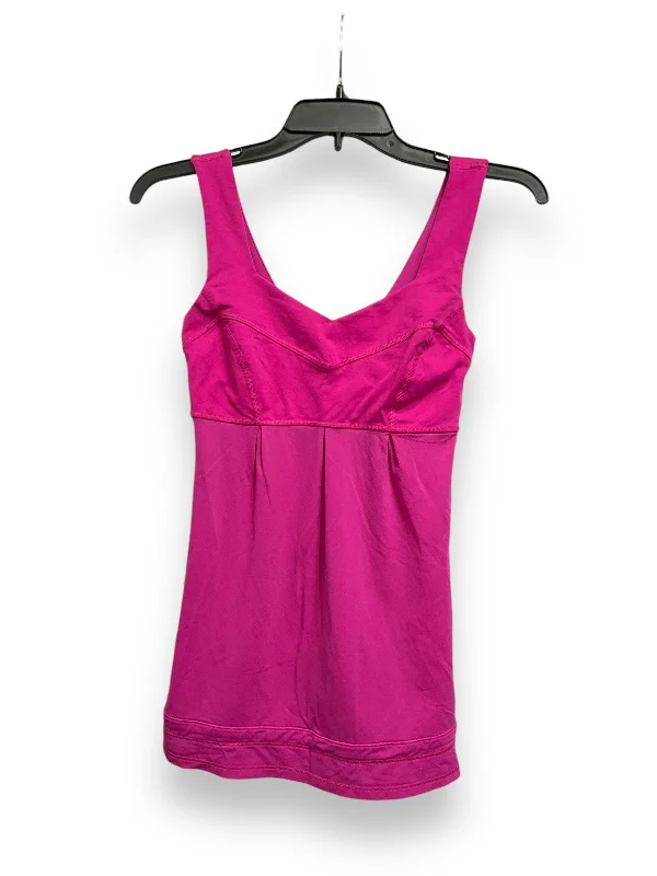 Athletic Tank Top By Lululemon In Pink, Size: Xs Tough Men's Military