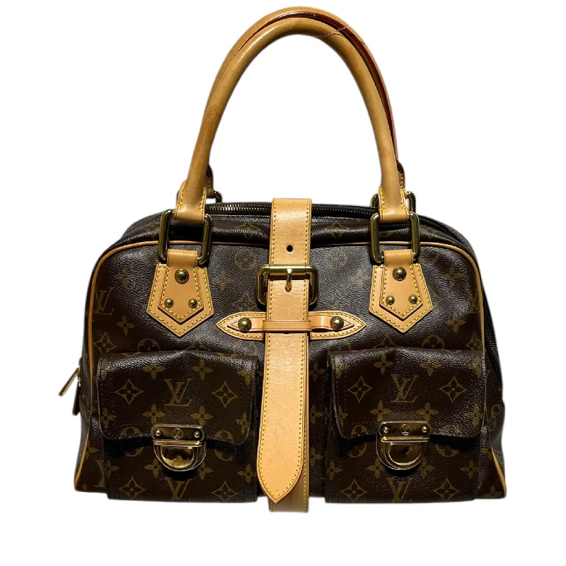 LOUIS VUITTON/Hand Bag/Monogram/Leather/BRW/Louis Vuitton Two Pouch Bag Cozy Men's Sherpa