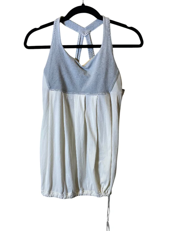 Athletic Tank Top By Lululemon In Grey & White, Size: 6 Classic Men's Pin