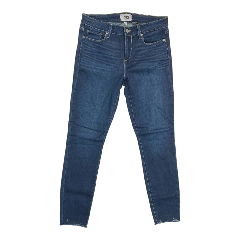 Jeans Skinny By Paige In Blue Denim, Size:8 Hip Men's Retro