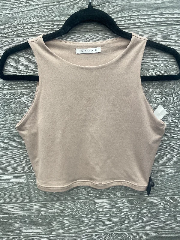 Athletic Tank Top By Clothes Mentor In Tan, Size: S Organic