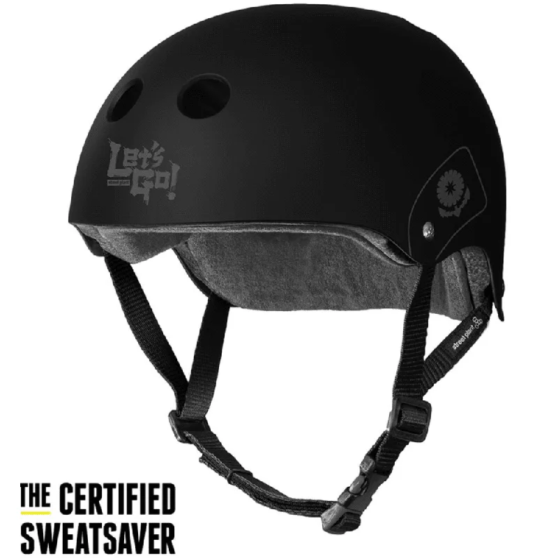 Triple 8 Certified Sweatsaver Skateboard Helmet - Street Plant Black Cozy Men's Winter