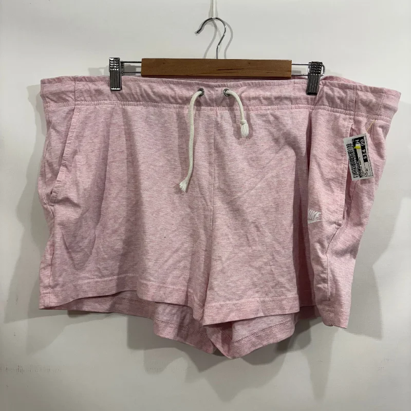 Athletic Shorts By Nike Apparel In Pink, Size: 3x Monochromatic All