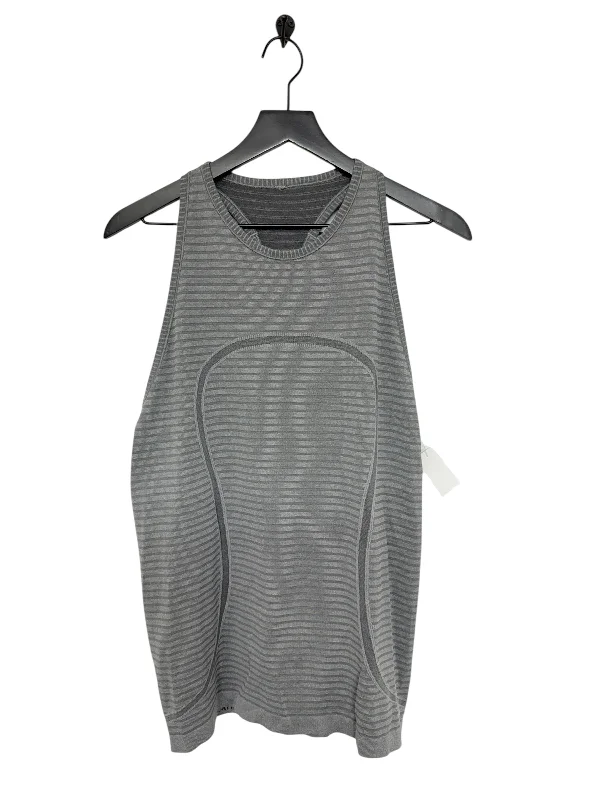 Athletic Tank Top By Lululemon In Grey, Size: 12 Elegant Men's Cashmere