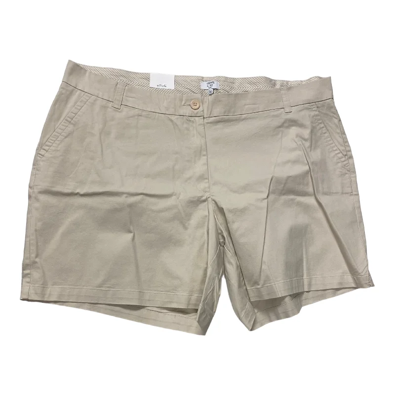 Tan Shorts Crown And Ivy, Size 24w Dapper Men's 1920S