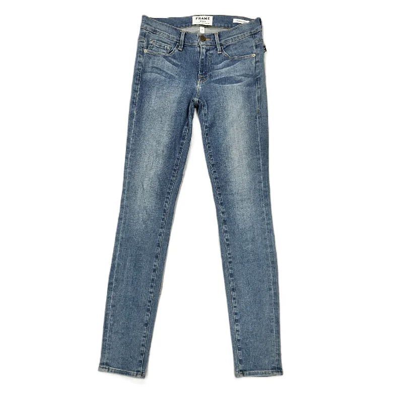 Denim Blue Jeans Designer By Frame, Size: 00 Trendy Men's Bucket