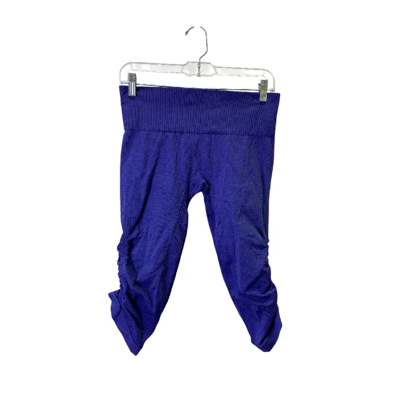 Athletic Leggings Capris By Lululemon In Purple , Size:S Unique Men's Patch