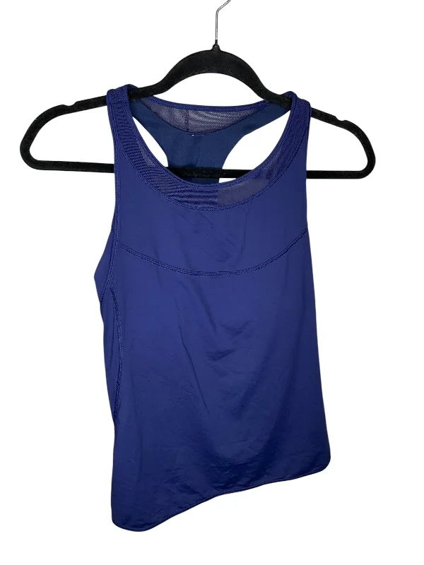 Athletic Tank Top By Lululemon In Blue, Size: 8 Stylish Men's Tropical 