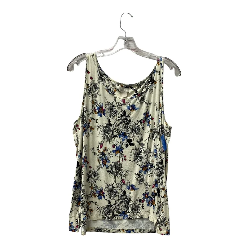 TANK TOP by CHICOS In CREAM, Size: XL Luxurious Men's High