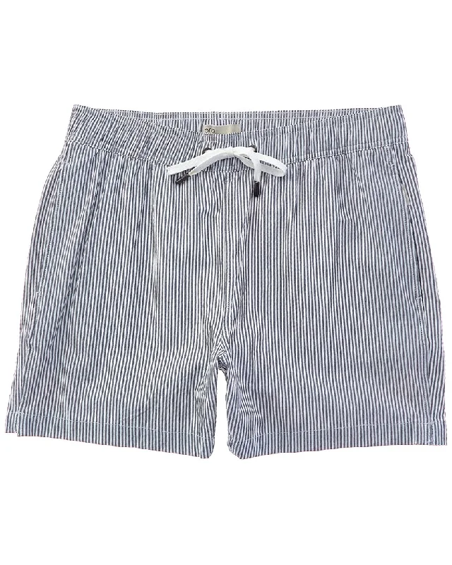 Onia Charles Seersucker Swim Trunk Street