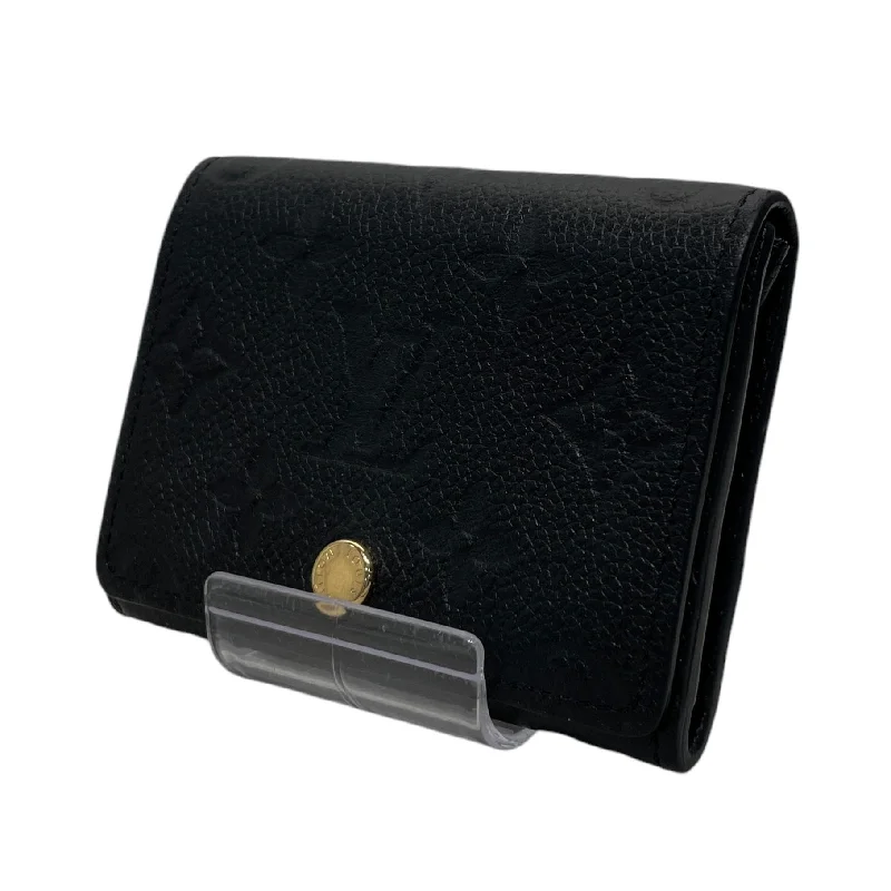LOUIS VUITTON/Trifold Wallet/Monogram/Leather/BLK/Business Card Holder Lumberjack