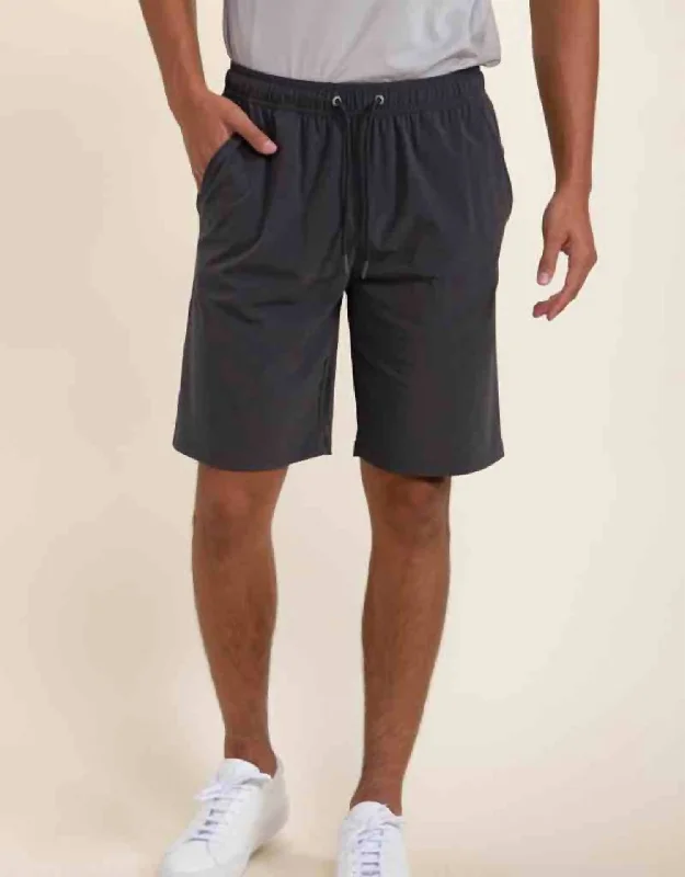 Liam Active Short In Dark Grey Elegant Men's Cashmere