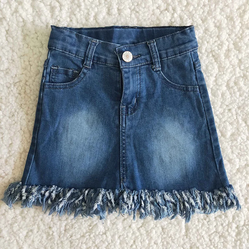 Girl Blue Denim Skirts