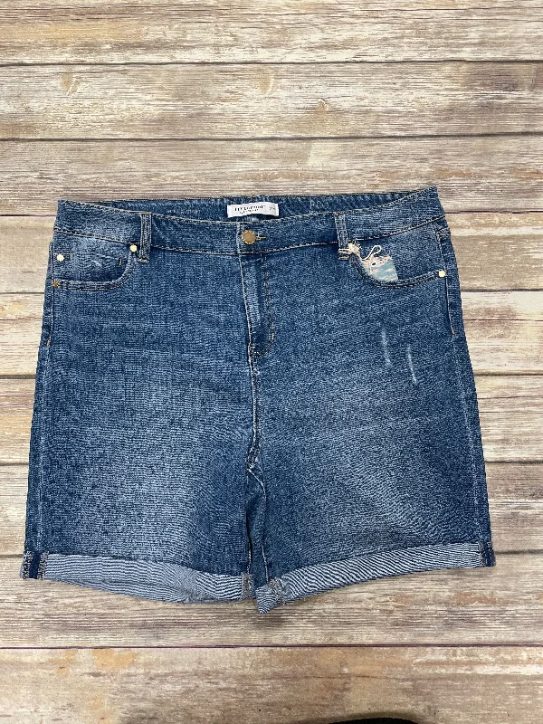 Shorts By Liverpool In Blue, Size: 20w Lumberjack
