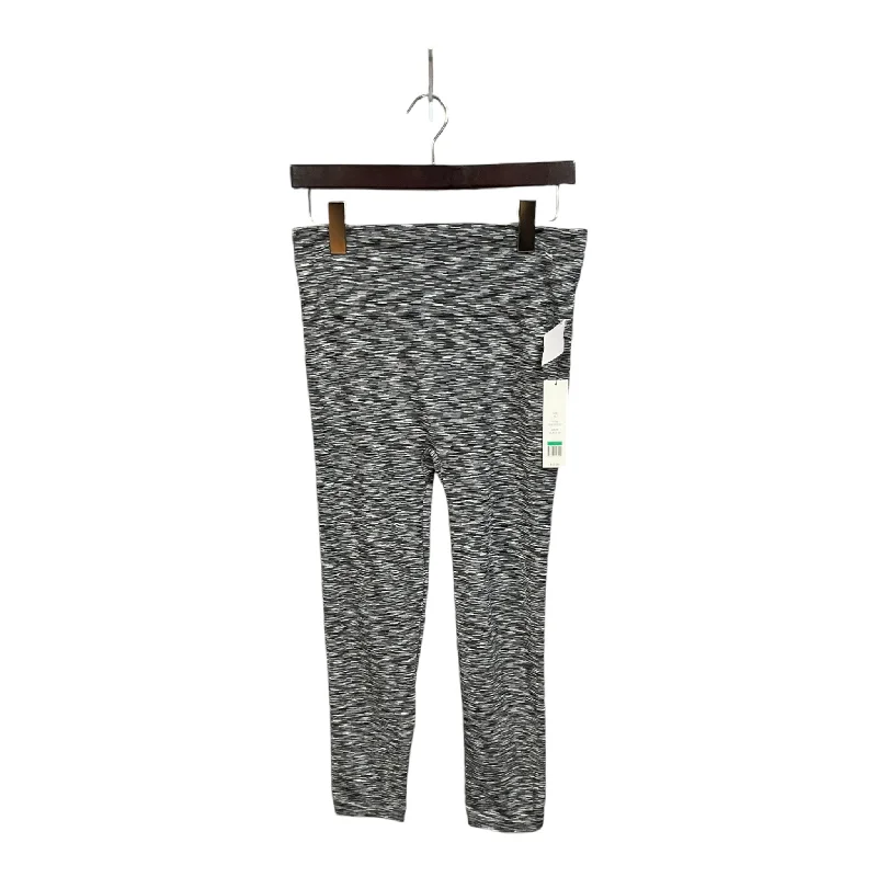 Athletic Leggings By Velocity In Black & White, Size: Xl Street