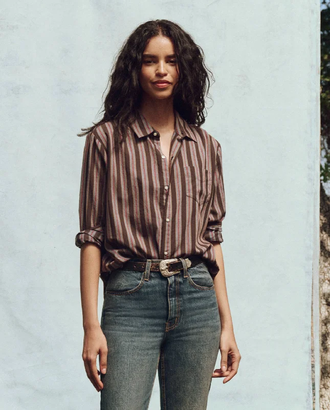 The Post Top. -- Black Frontier Stripe