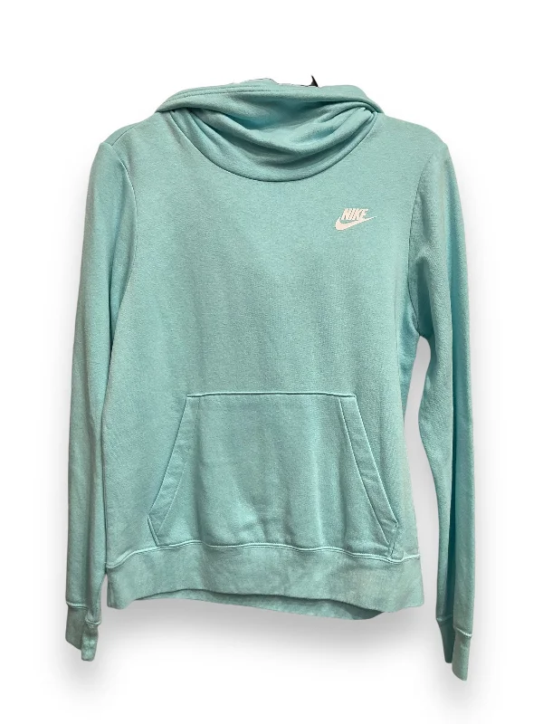 Athletic Sweatshirt Hoodie By Nike Apparel In Blue, Size: S