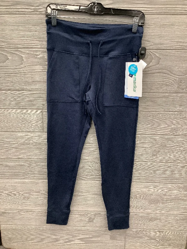 Athletic Leggings By Marika In Blue, Size: M Masculine Men's 