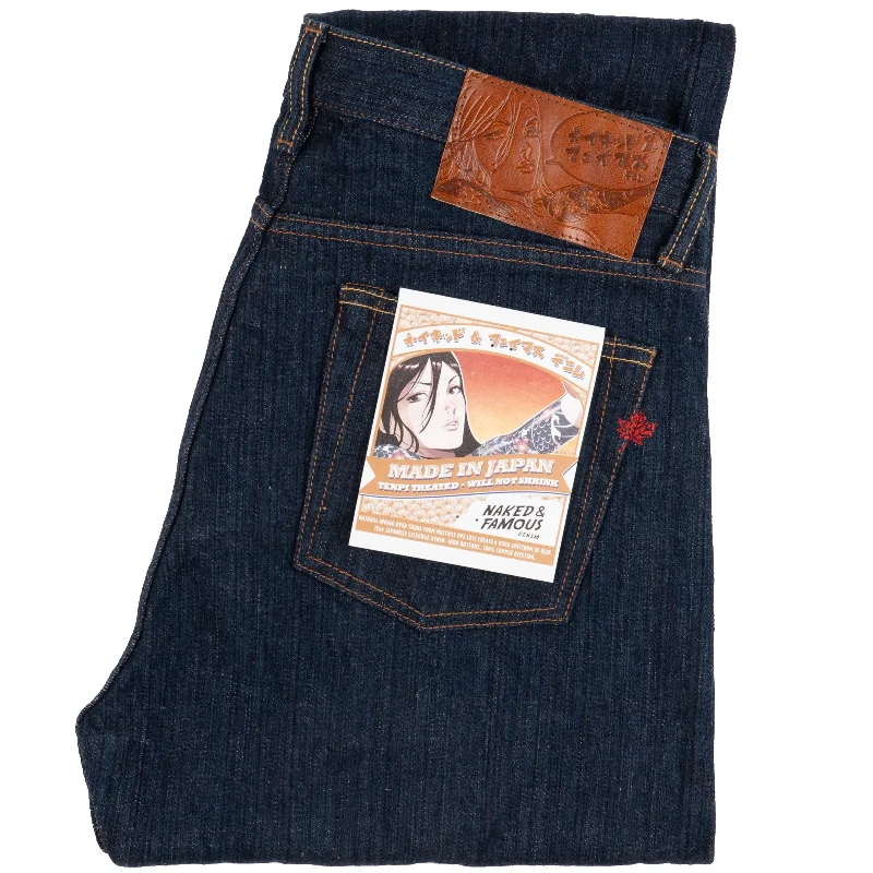 Weird Guy - MIJ9 - "Tennen Ai" Natural Indigo Slub Selvedge Trendy Men's Scandinavian