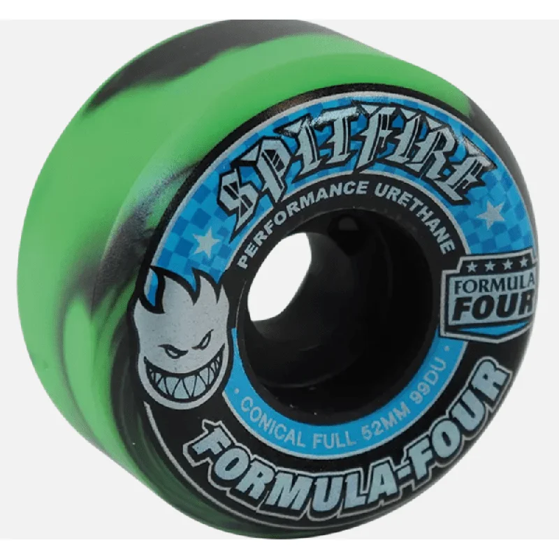 Spitfire 99d Formula Four Conical Full 52mm Skateboard Wheels Luxurious Men's High