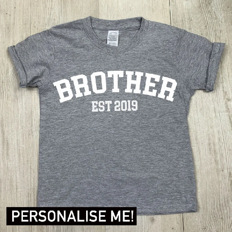 Personalised Brother Established College Tee (MRK X)