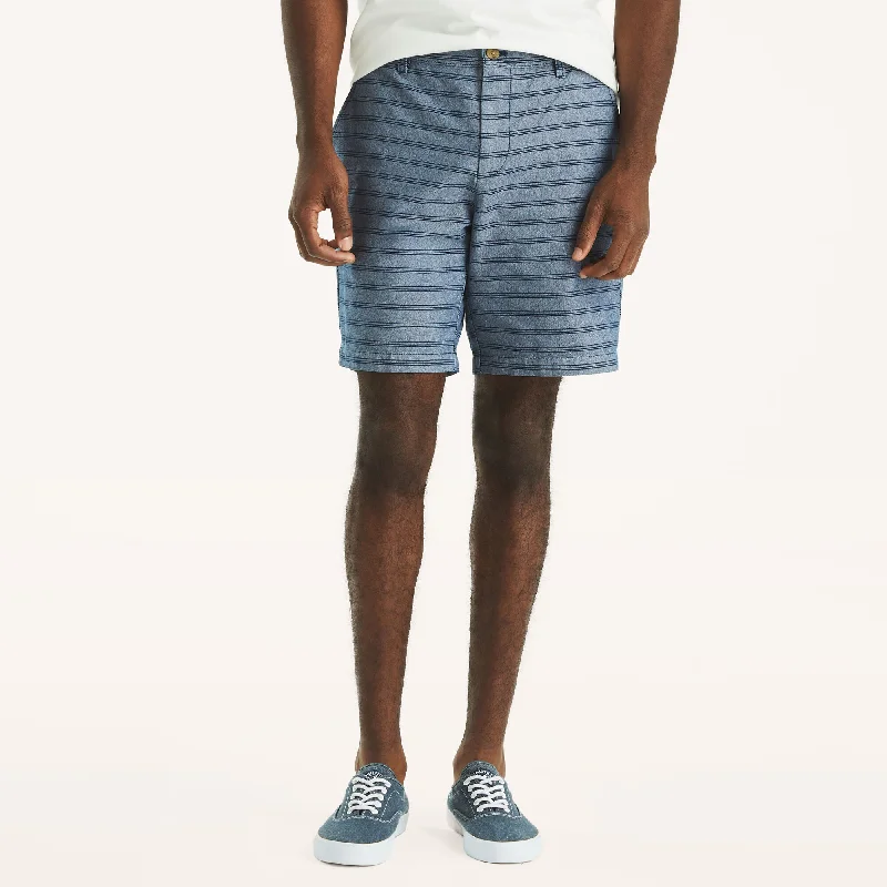 Nautica Mens 8.5" Chambray Deck Short Traditional Men's Country